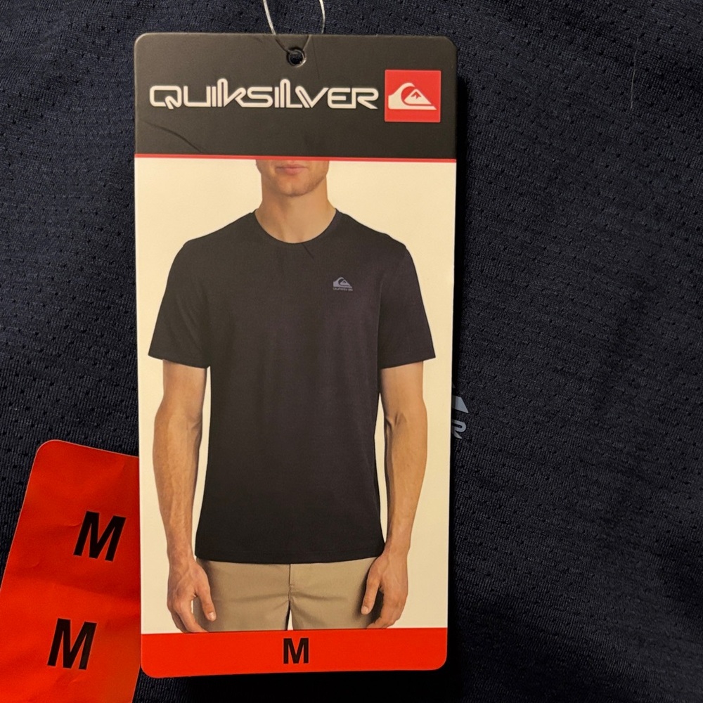 Quiksilver Men's Navy Blue Short Sleeve Tee NWT